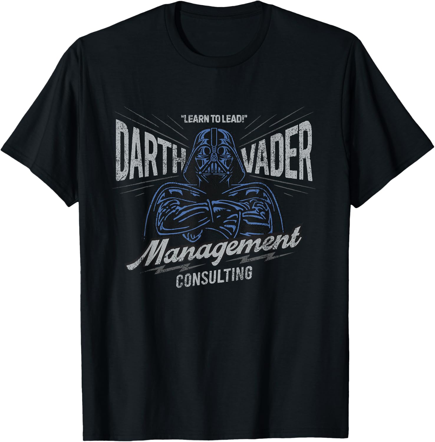 Star Wars Darth Vader Management Consulting Vintage T-Shirt - T-Shirt | Black
