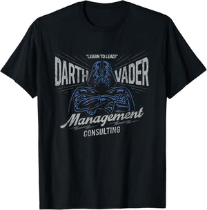 Star Wars Darth Vader Management Consulting Vintage T-Shirt - T-Shirt | Black