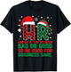 HR Knows If You've Been Bad Or Good Buffalo Plaid Christmas T-Shirt - T-Shirt | Black