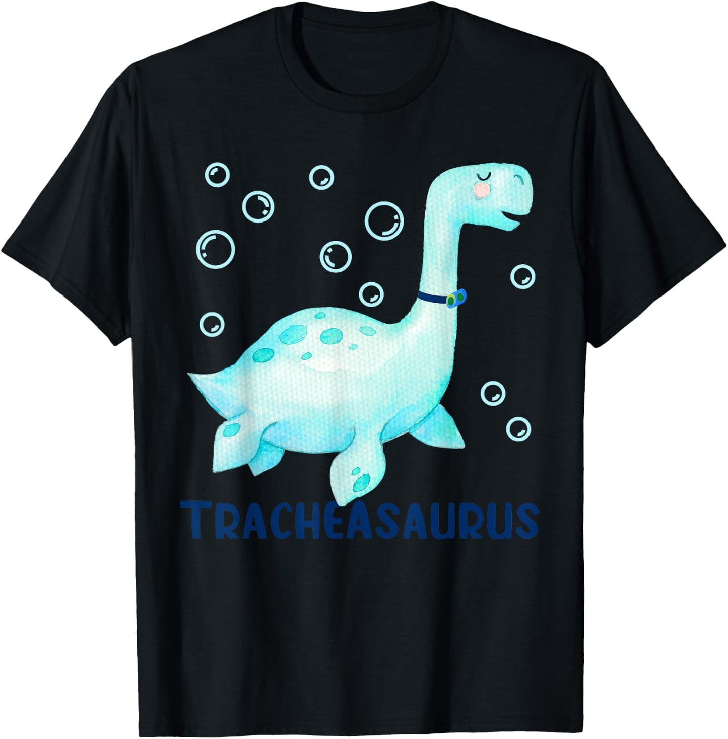 Tracheasaurus Tracheostomy Awareness T-Shirt - T-Shirt | Black