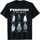Penguins Of The World T-Shirt - T-Shirt | Black