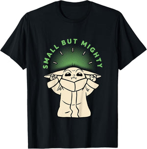 Kids The Mandalorian Small But Mighty Grogu T-Shirt - T-Shirt | Black