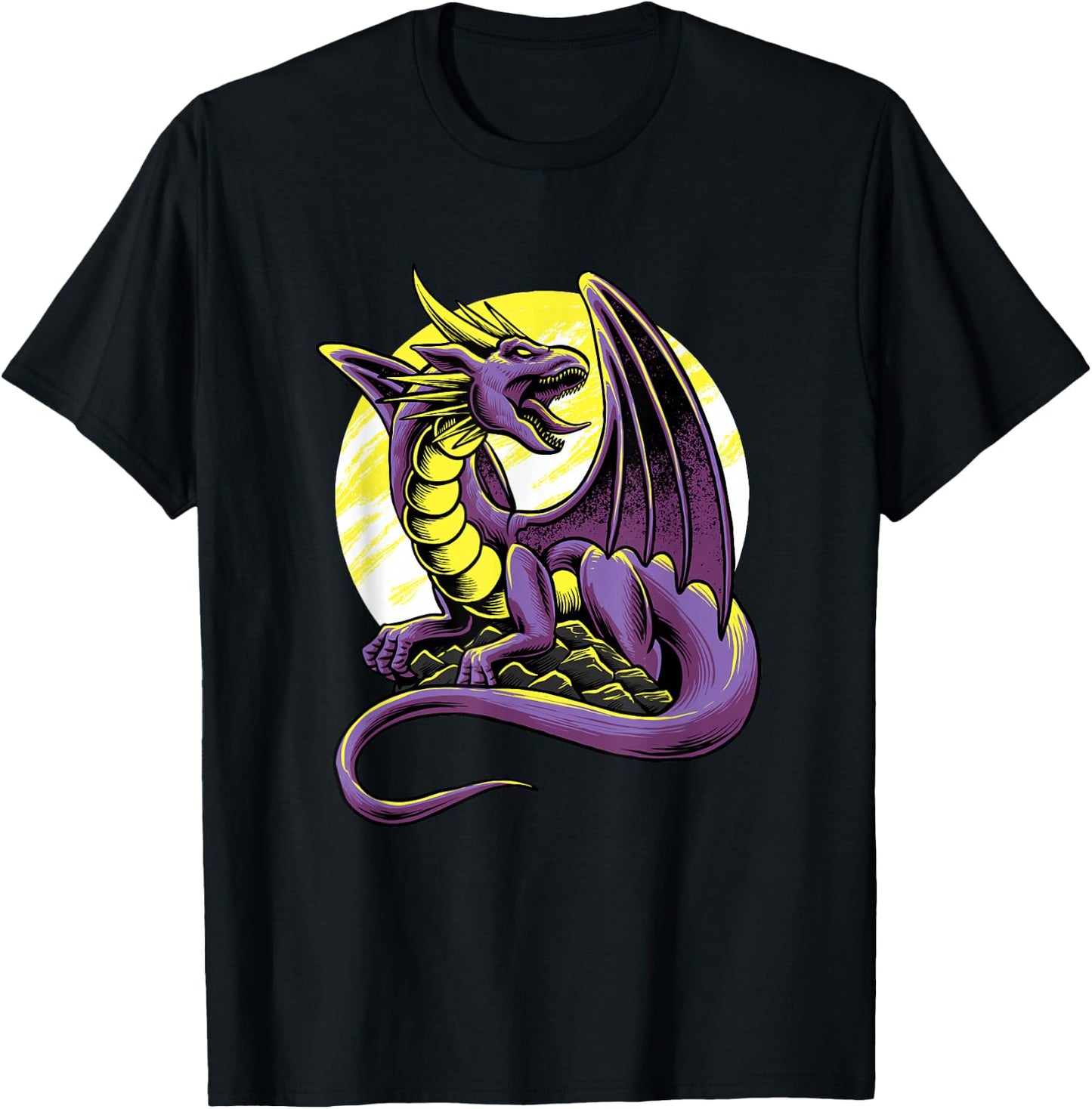 Non Binary Dragon Agender Non-Binary Pride LGBTQ Genderqueer T-Shirt - T-Shirt | Black