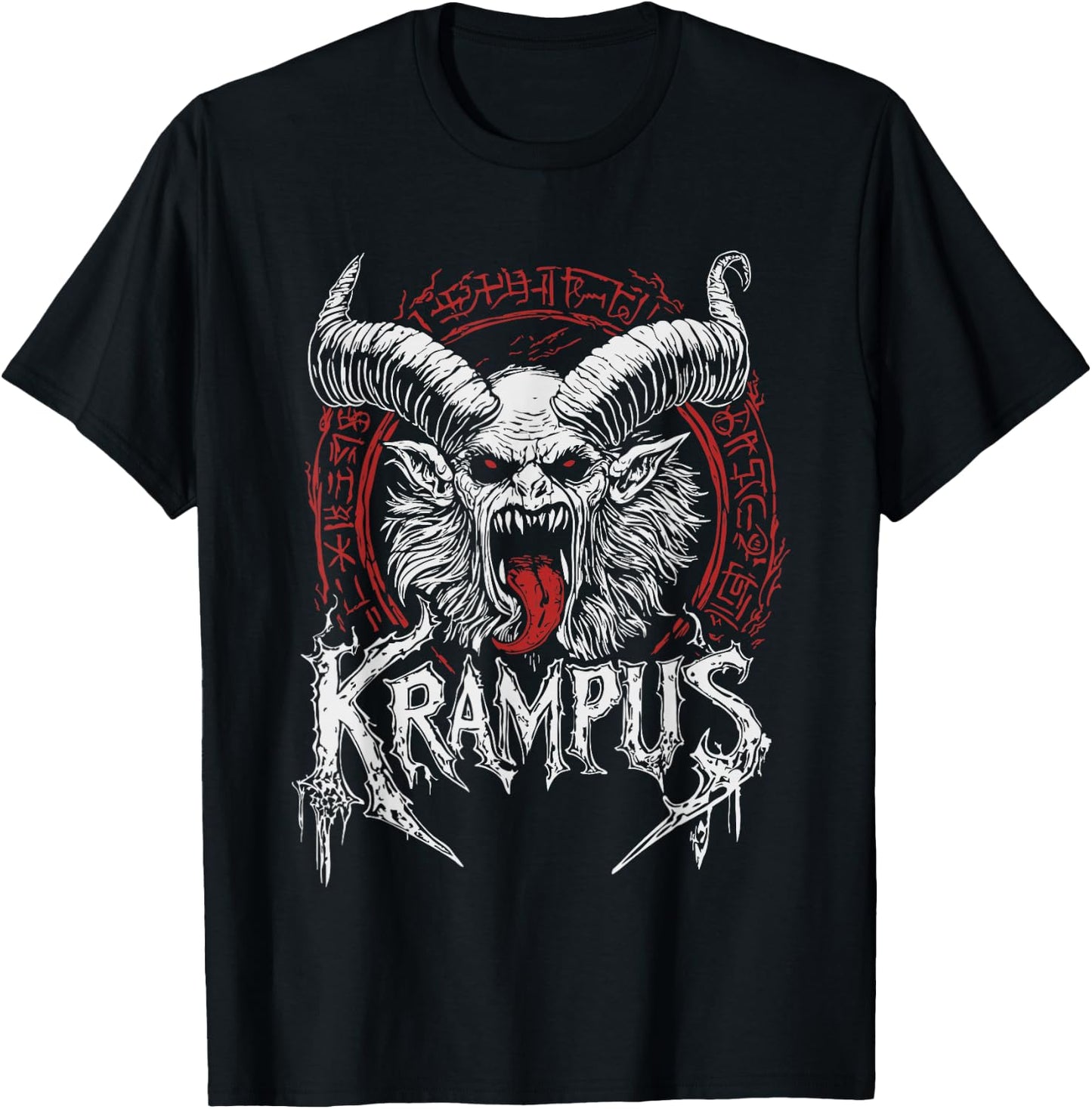 Kramperl Perchten Knecht Ruprecht Christmas Demon Krampus , black T-Shirt - T-Shirt | Black