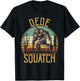 Dede Squatch Bigfoot Grandpa Sasquatch Family Matching T-Shirt - T-Shirt | Black