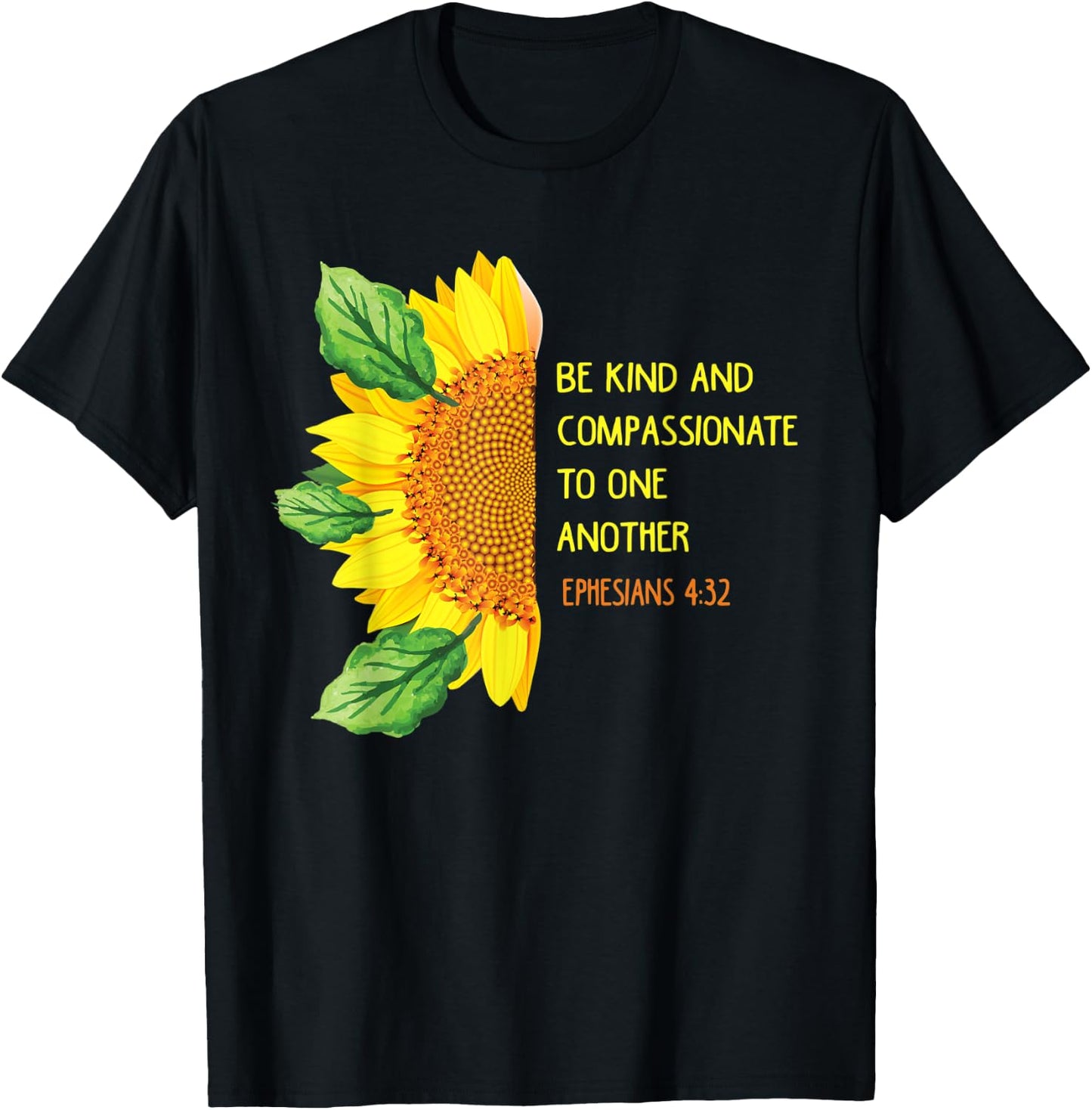 Ephesians 4:32 Christian Bible Verse Religious T-Shirt - T-Shirt | Black