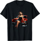 Pinup Girl Vintage Classic Car Hotrod Rockabilly T-Shirt - T-Shirt | Black