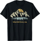 Weaverville California Mountain Sunset Sunrise CA T-Shirt - T-Shirt | Black