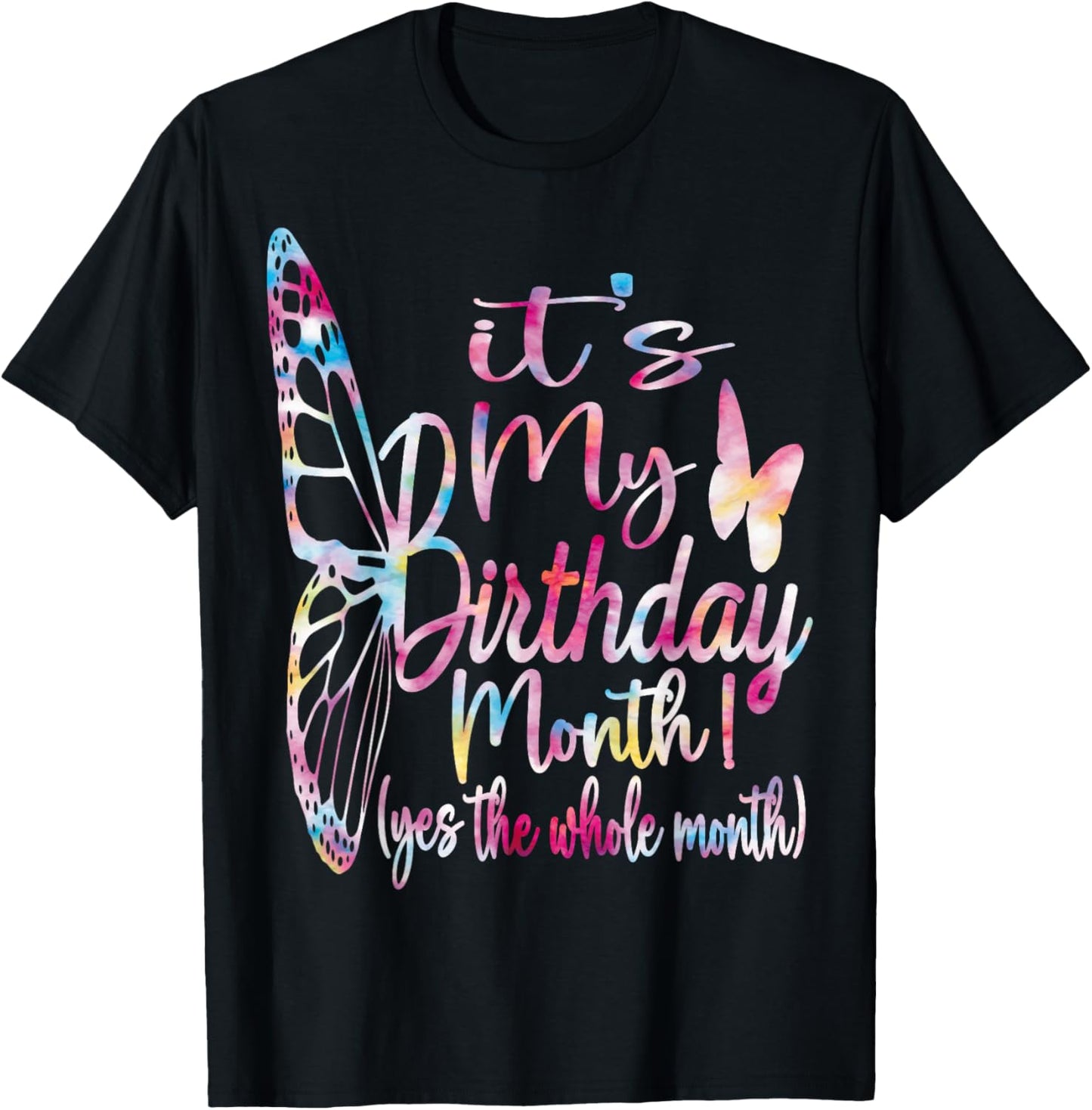 its My Birthday Month, Purple Birthday Shirts T-Shirt - T-Shirt | Black