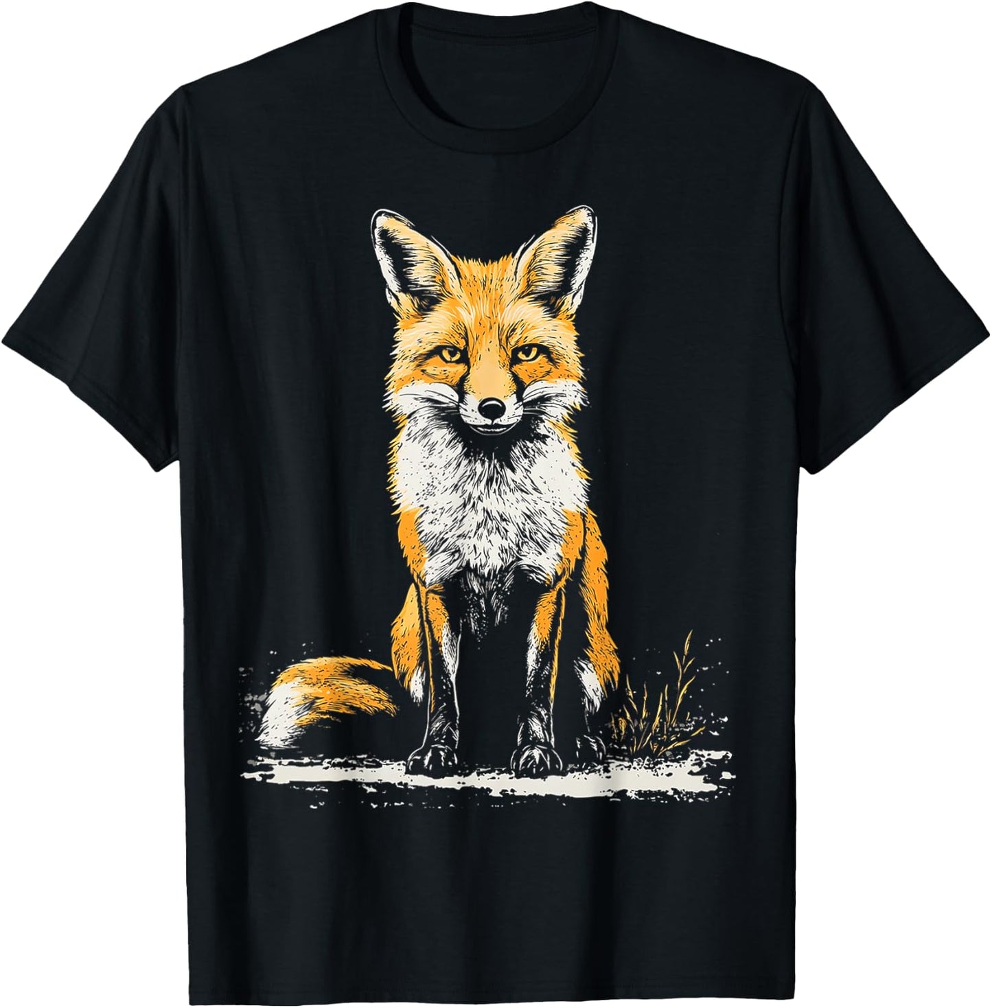 Kit Fox Animal Graphic Artwork Kit renard T-Shirt - T-Shirt | Black