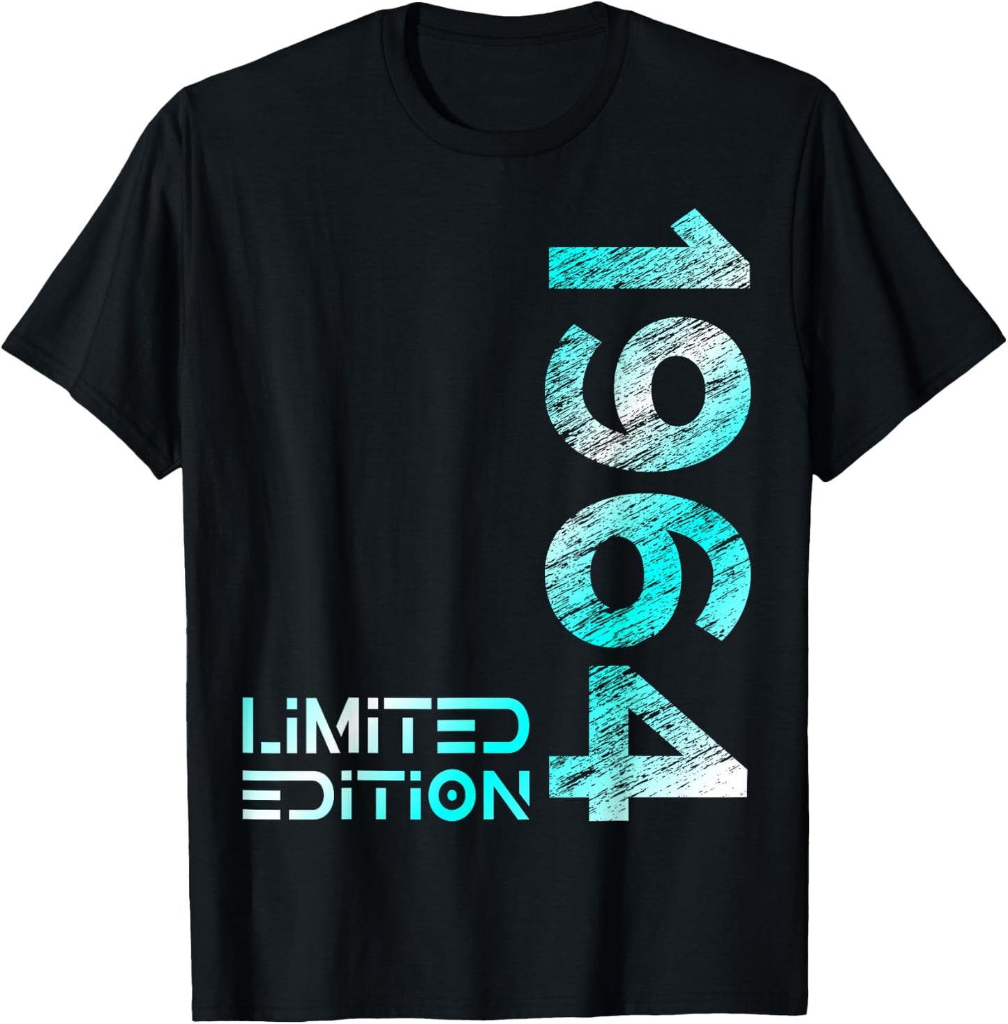 60th Birthday Limited Edition Vintage 1964 Man Woman , black T-Shirt - T-Shirt | Black
