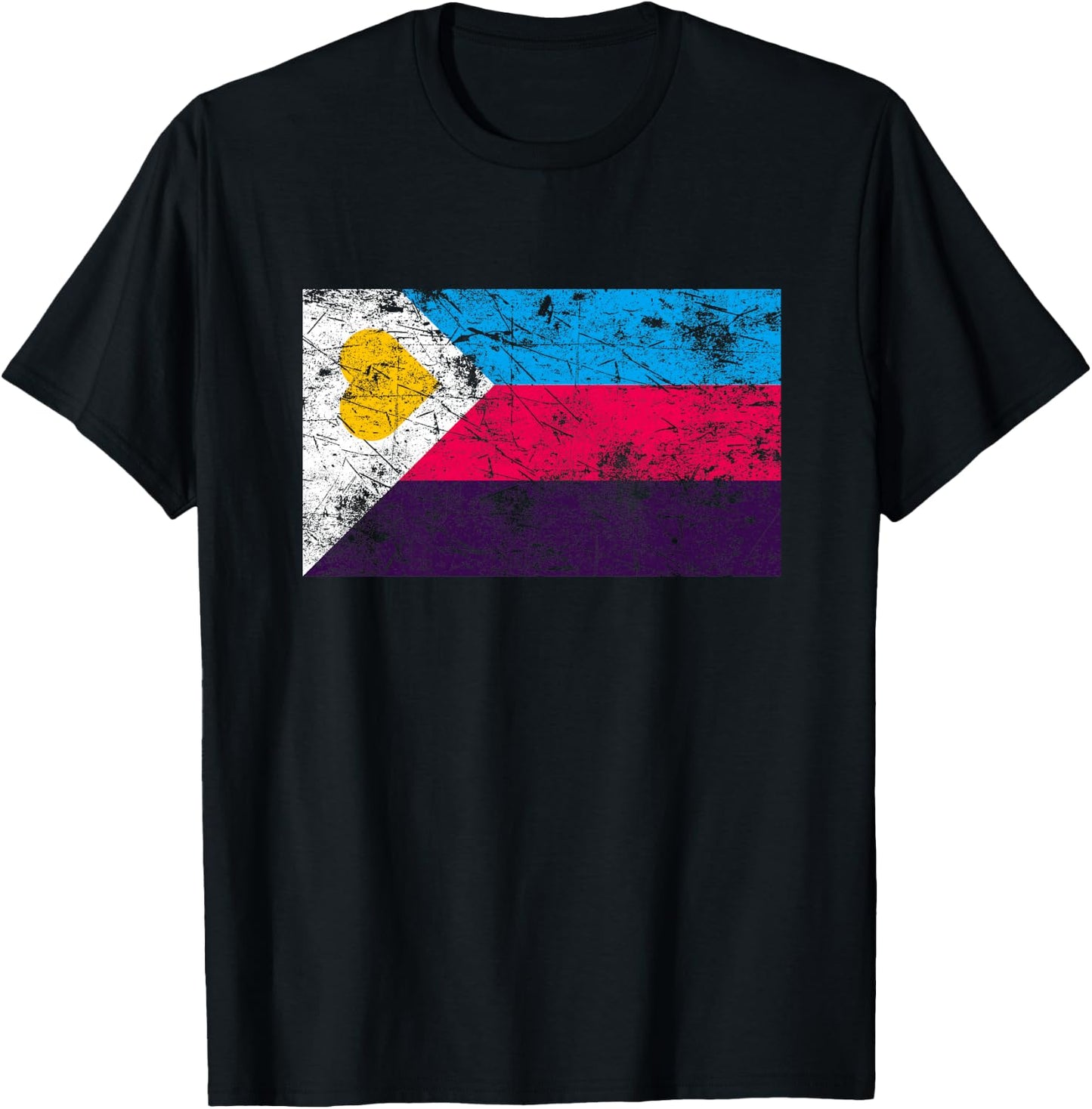 Polyamorie-Flagge Premium T-Shirt - T-Shirt | Black