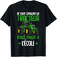 Born To Drive A Tractor Force To Go To School T-Shirt - T-Shirt | Black