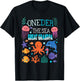 Under Sea Great Grandpa Birthday Girl Boy Matching Family T-Shirt - T-Shirt | Black