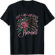 Just A Girl Who Loves Horses Vintage Horse T-Shirt - T-Shirt | Black