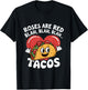 Roses Are Red Blah Tacos Lover Funny Mexican Food Boys Men T-Shirt - T-Shirt | Black