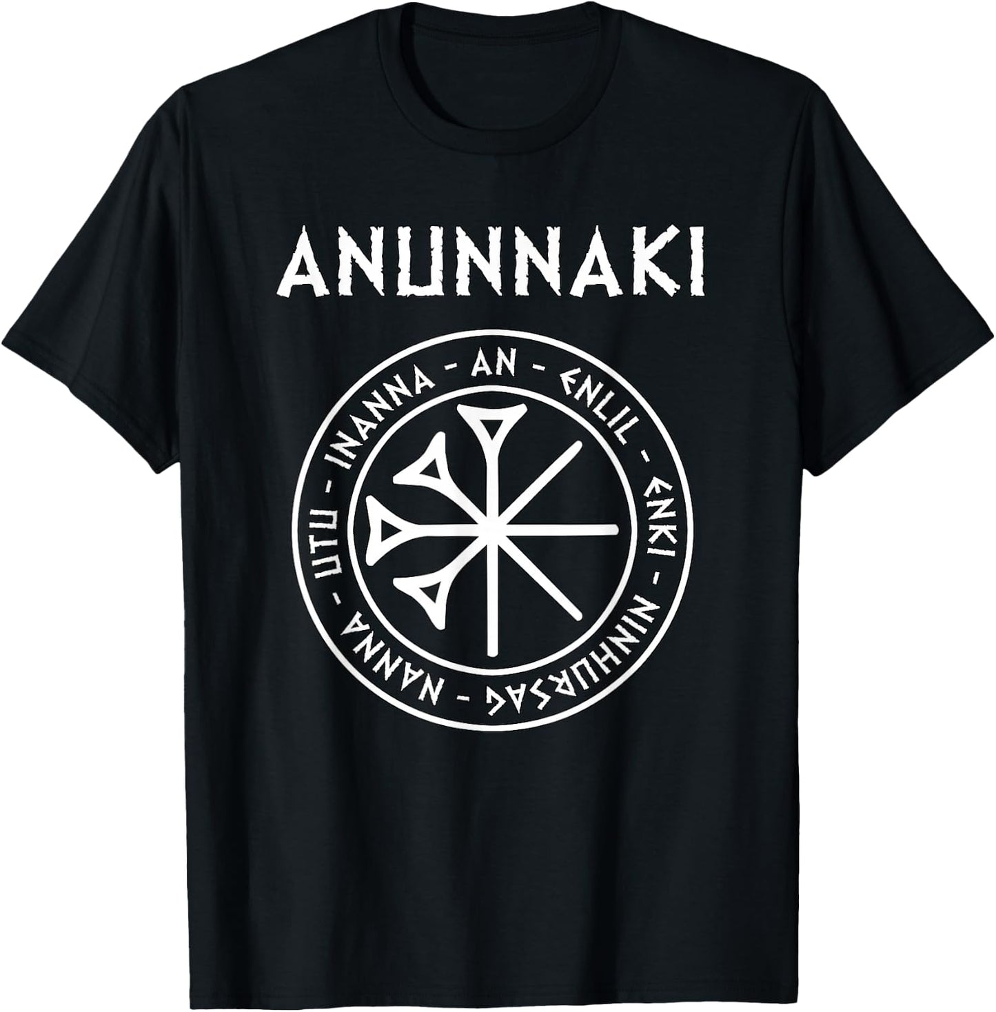 Anunnaki alte Götter und Göttinnen von Mesopotamien Symbol T-Shirt - T-Shirt | Black