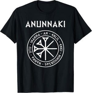 Anunnaki alte Götter und Göttinnen von Mesopotamien Symbol T-Shirt - T-Shirt | Black