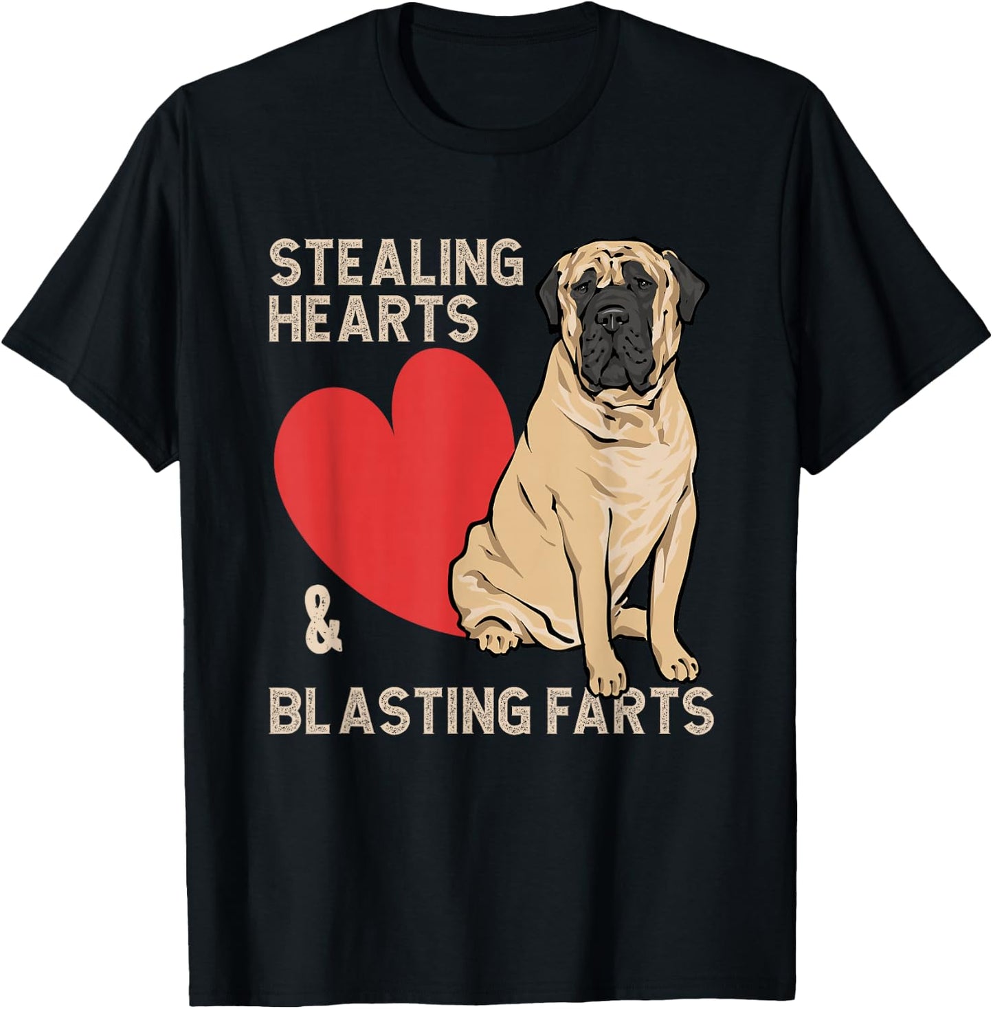 Mastiff Old English Mastiff Dog T-Shirt - T-Shirt | Black