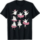 Ballet Ghost Dancer Cute Boo Dancing Halloween T-Shirt - T-Shirt | Black