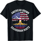 American Grown with Ecuadorian Roots Tree Dual Citizens T-Shirt - T-Shirt | Black