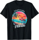 Islamorada Florida Beach Flamingo Tropical Souvenir T-Shirt - T-Shirt | Black