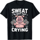 Pig Sweat Is Just Fat Crying Pig Lovers T-Shirt - T-Shirt | Black