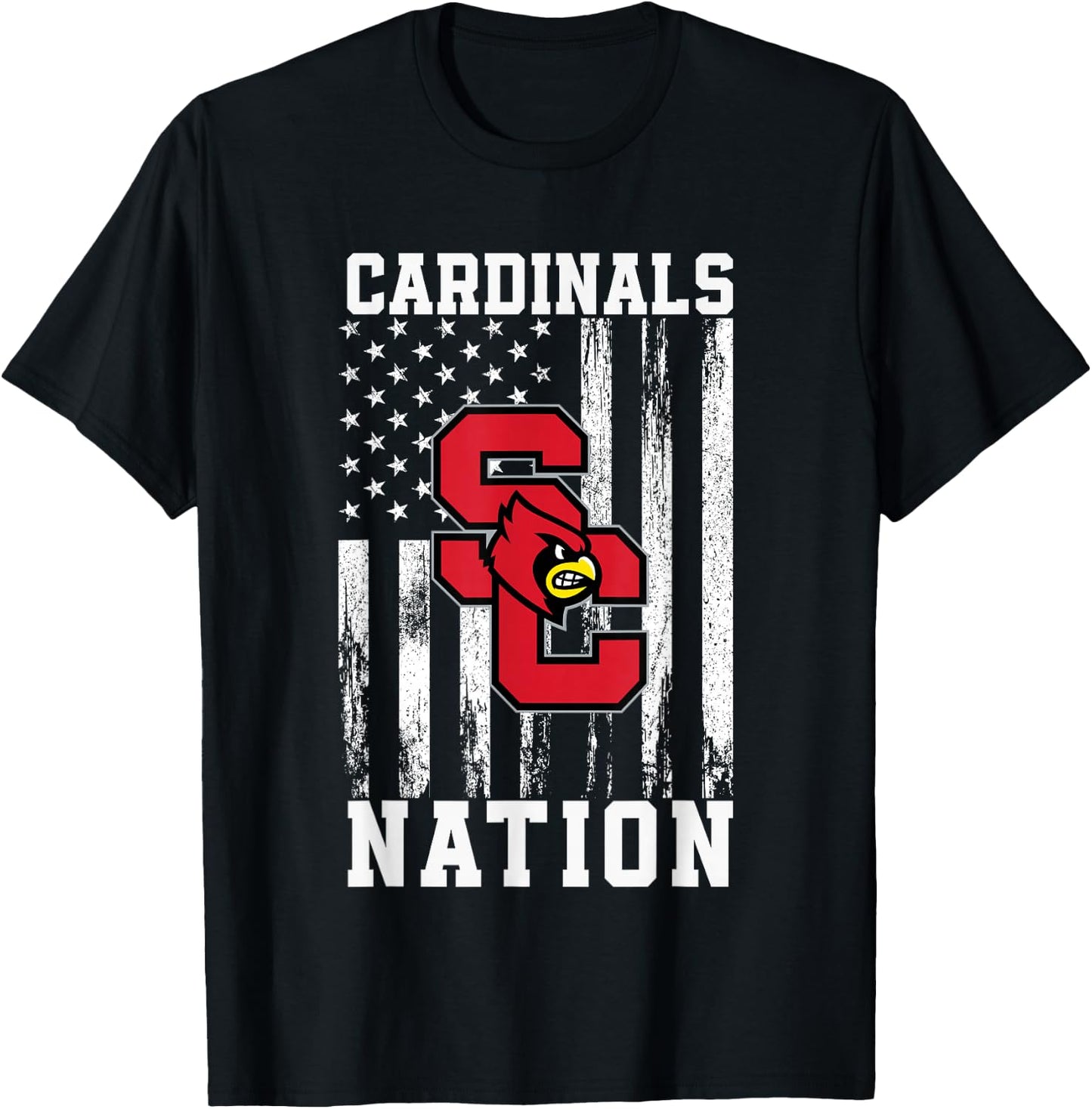 Scott County Cardinals Logo Nation HS T-Shirt - T-Shirt | Black