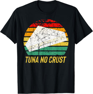 Retro Furious Tuna No Crust Fast Vintage Car Quote T-Shirt - T-Shirt | Black