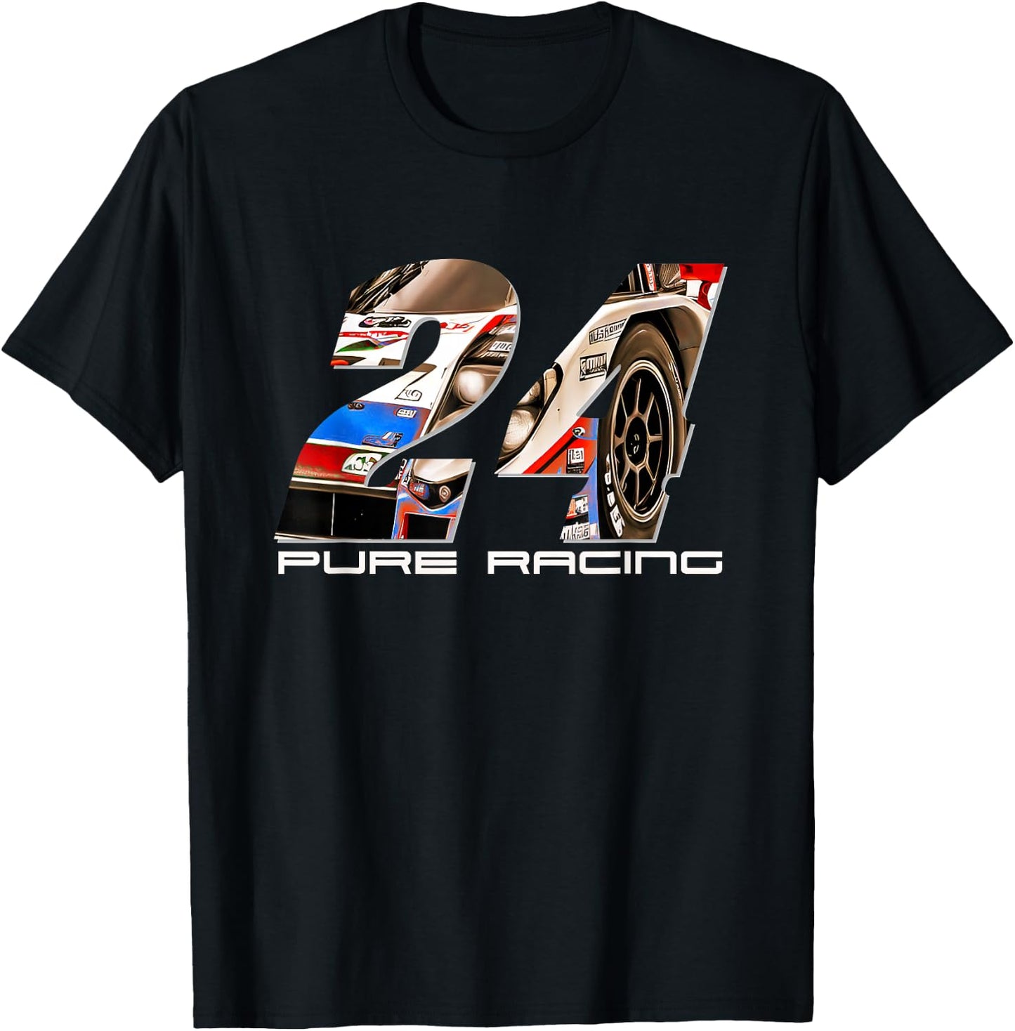24h Endurance Racing, we Celebrate Motorsport Great Fan T-Shirt - T-Shirt | Black