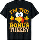 Thanksgiving I'm The Bonus Turkey Matching T-Shirt - T-Shirt | Black