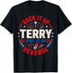 4th of July Back Up Terry Put It in Reverse Firework Funny T-Shirt - T-Shirt | Black