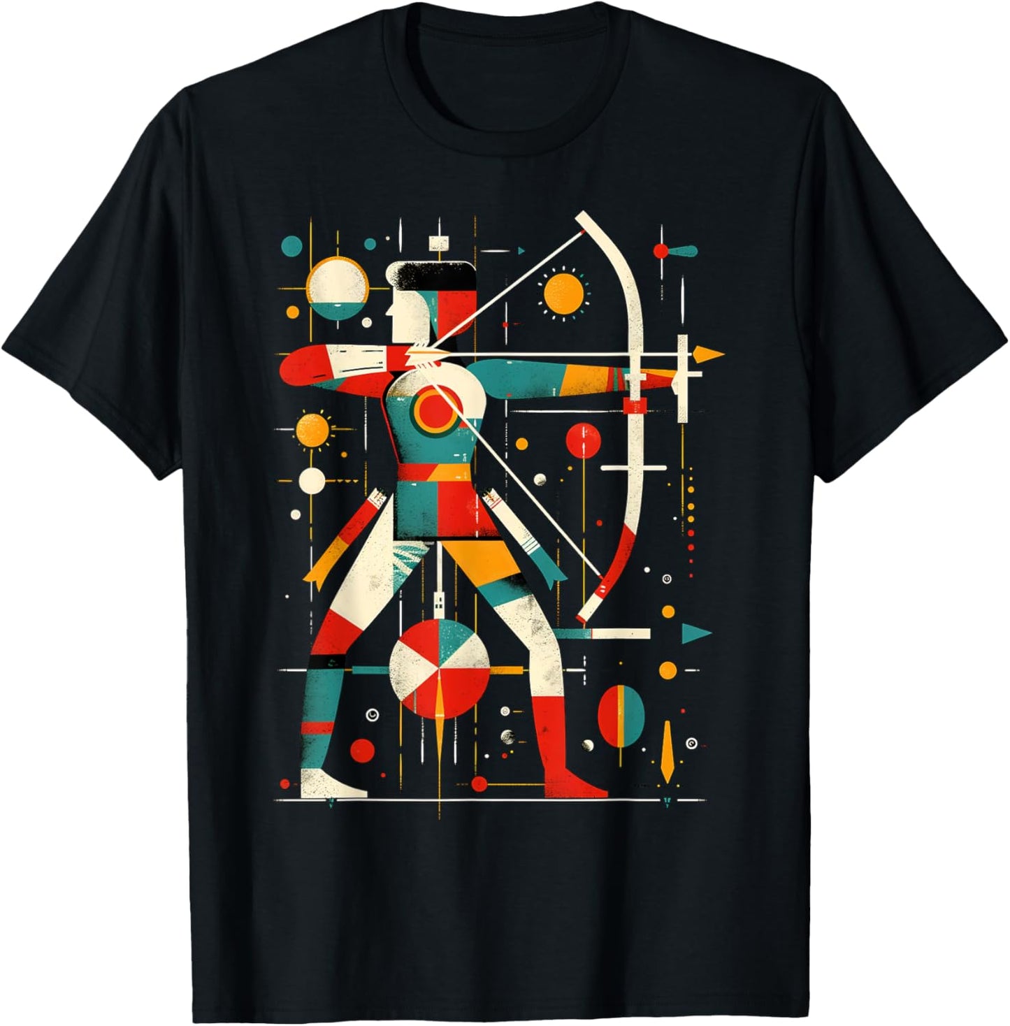 Aesthetic Archer on Sports Archery , Black, S T-Shirt - T-Shirt | Black