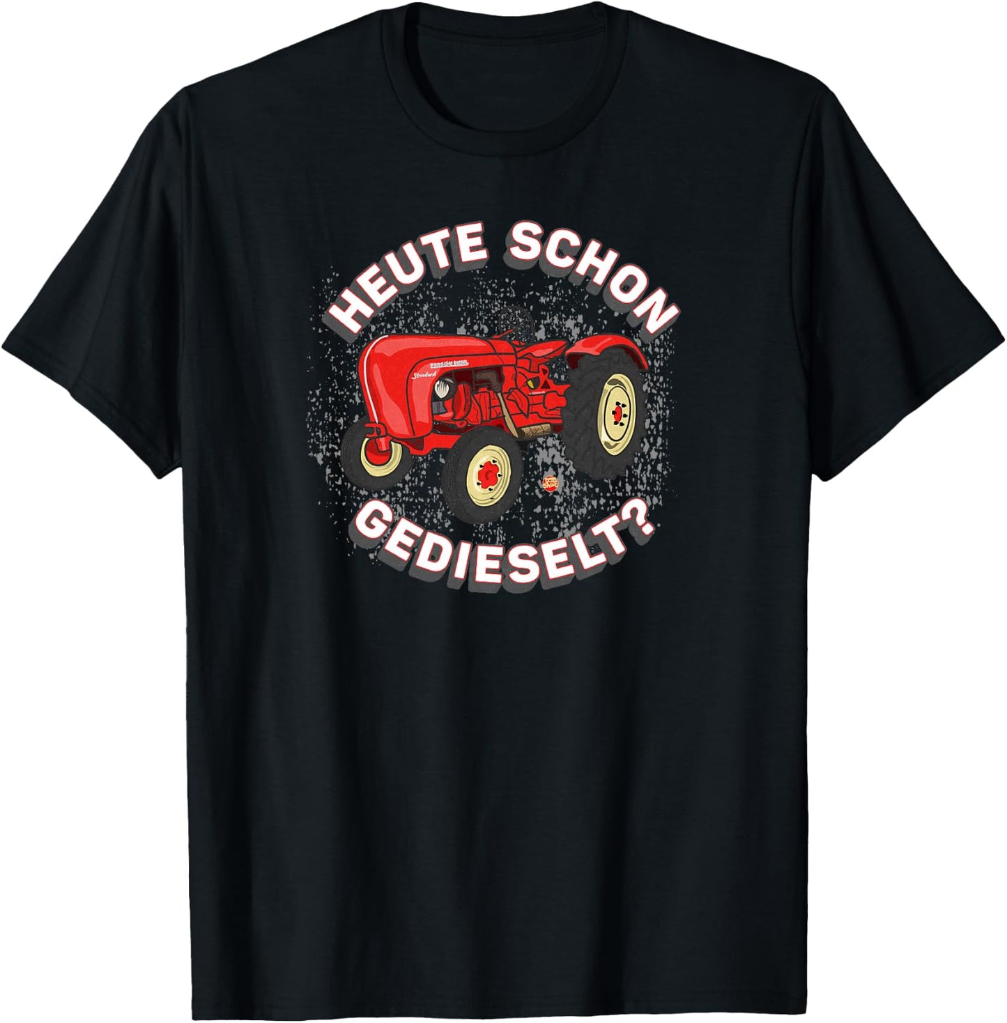 Heute Schon gedieselt? Trecker Schlepper, Traktor Geschenke Premium T-Shirt - T-Shirt | Black