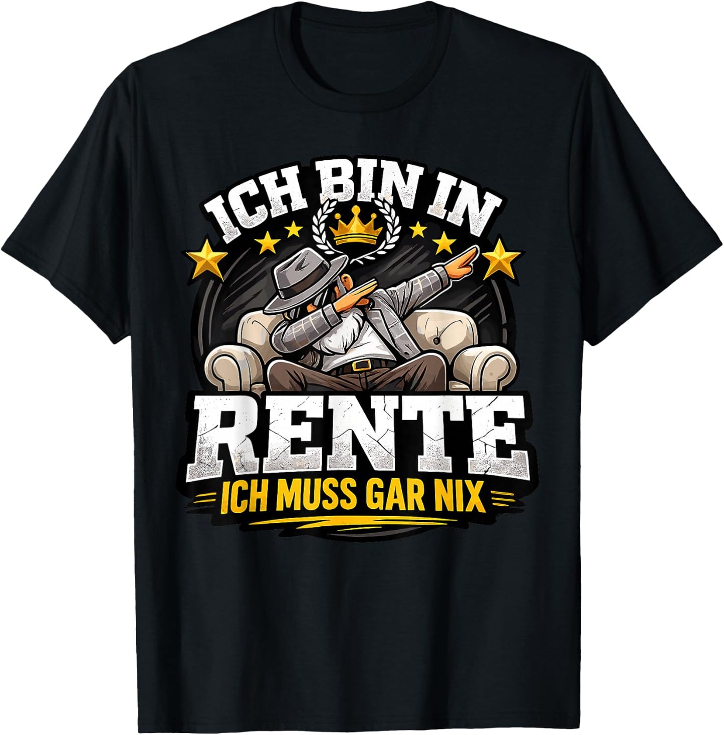Rente 2026 Ruhestand Pension Pensionär Lustiges Rentner T-Shirt - T-Shirt | Black