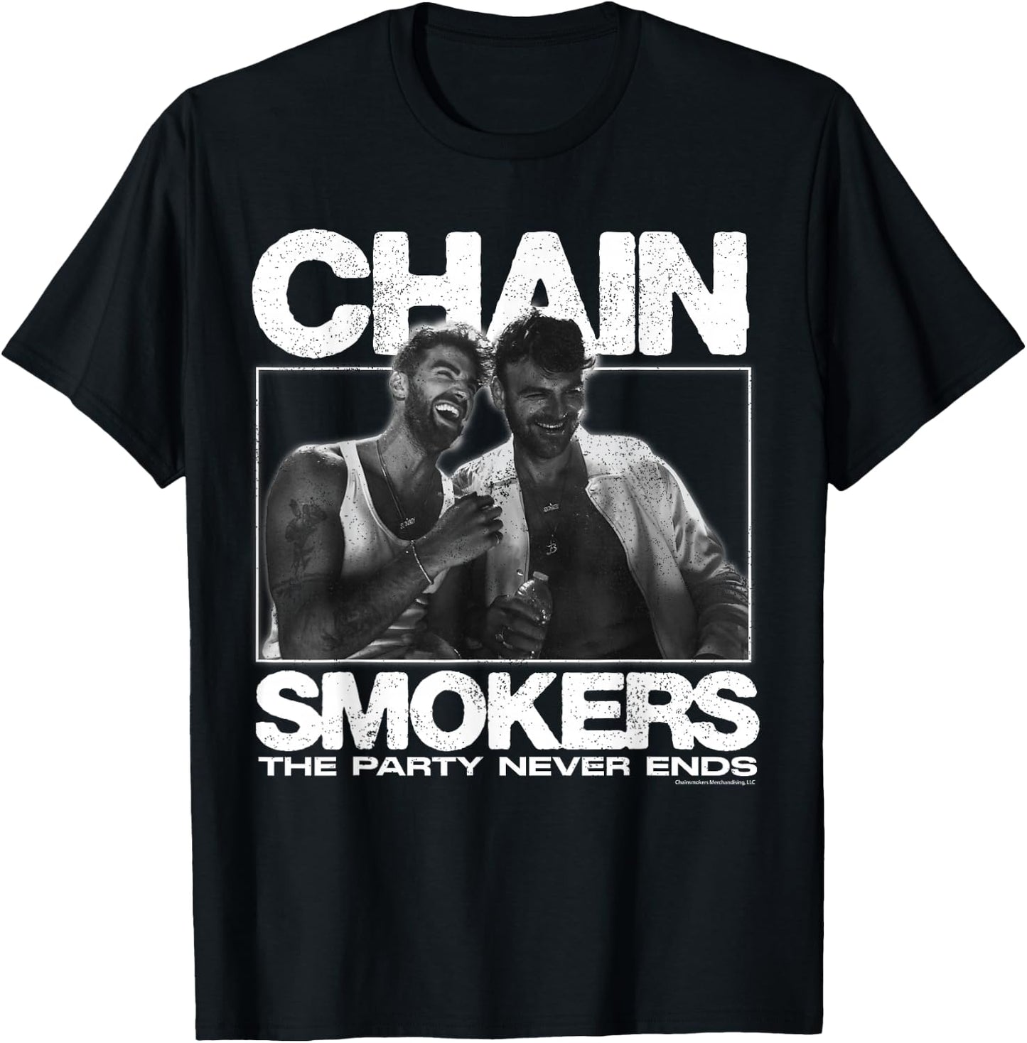 The Chainsmokers - The Party Never Ends T-Shirt - T-Shirt | Black