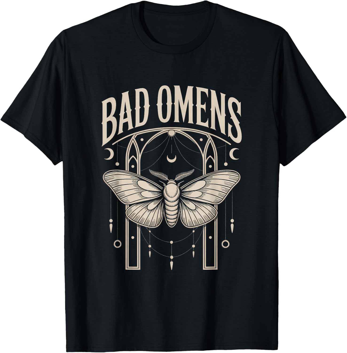 Bad Omens Moth Mythe Superstitions Femmes Hommes T-Shirt - T-Shirt | Black