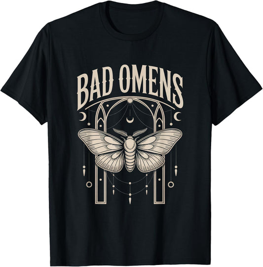 Bad Omens Moth Mythe Superstitions Femmes Hommes T-Shirt - T-Shirt | Black