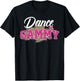 Dance Gammy Leopard Funny Dancing Gammy Mother's Day T-Shirt - T-Shirt | Black