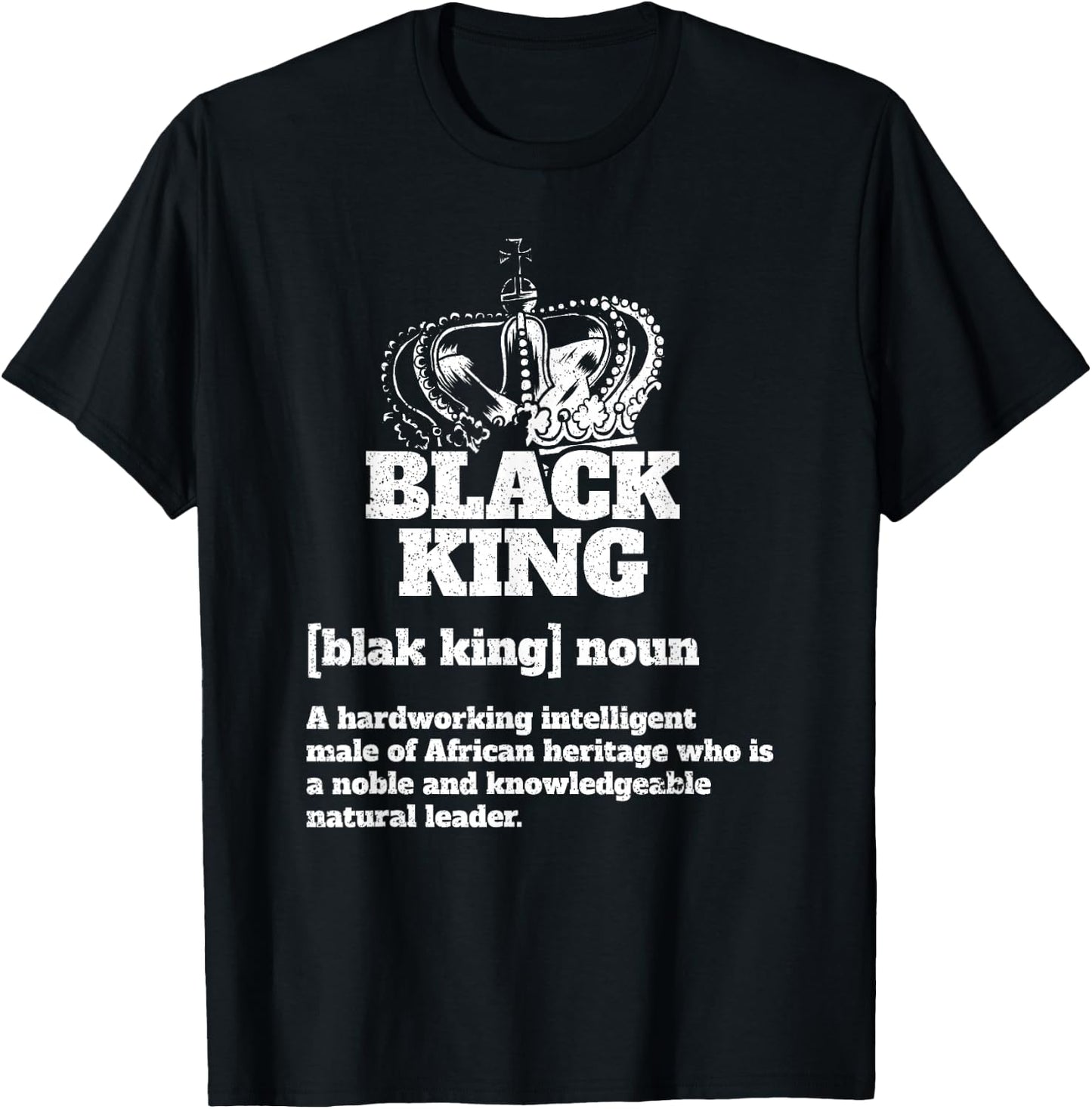 Black King Definition African American Pride Black History T-Shirt - T-Shirt | Black