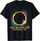 Buffalo New York Total Solar Eclipse April 8 2024 T-Shirt - T-Shirt | Black