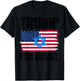Trump for Israel American Jewish Flag Star of David , grey, S T-Shirt - T-Shirt | Black