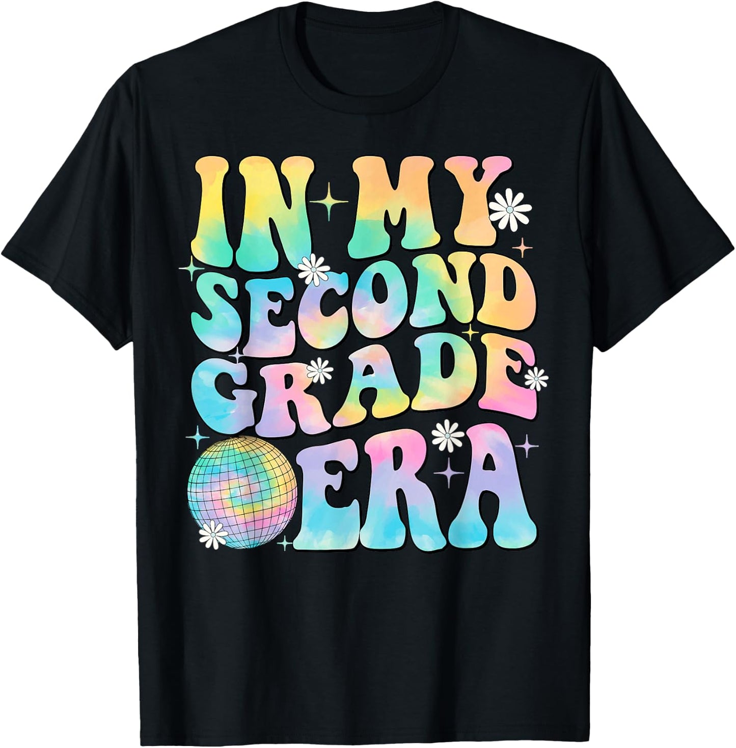 In My Second Grade Era 2nd Grade Girl Teacher Back to School T-Shirt - T-Shirt | Black
