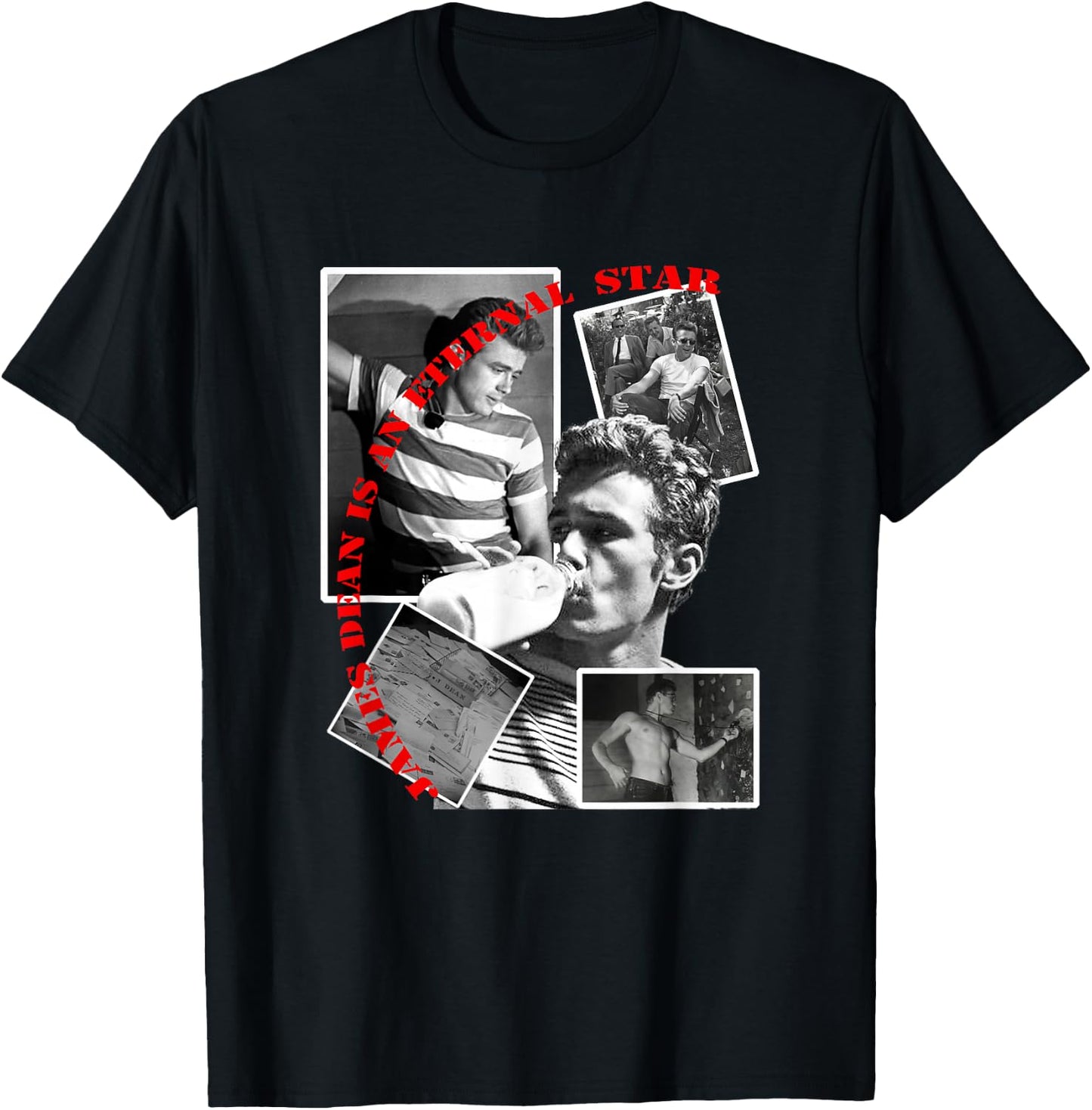 James Dean_007 T-Shirt - T-Shirt | Black