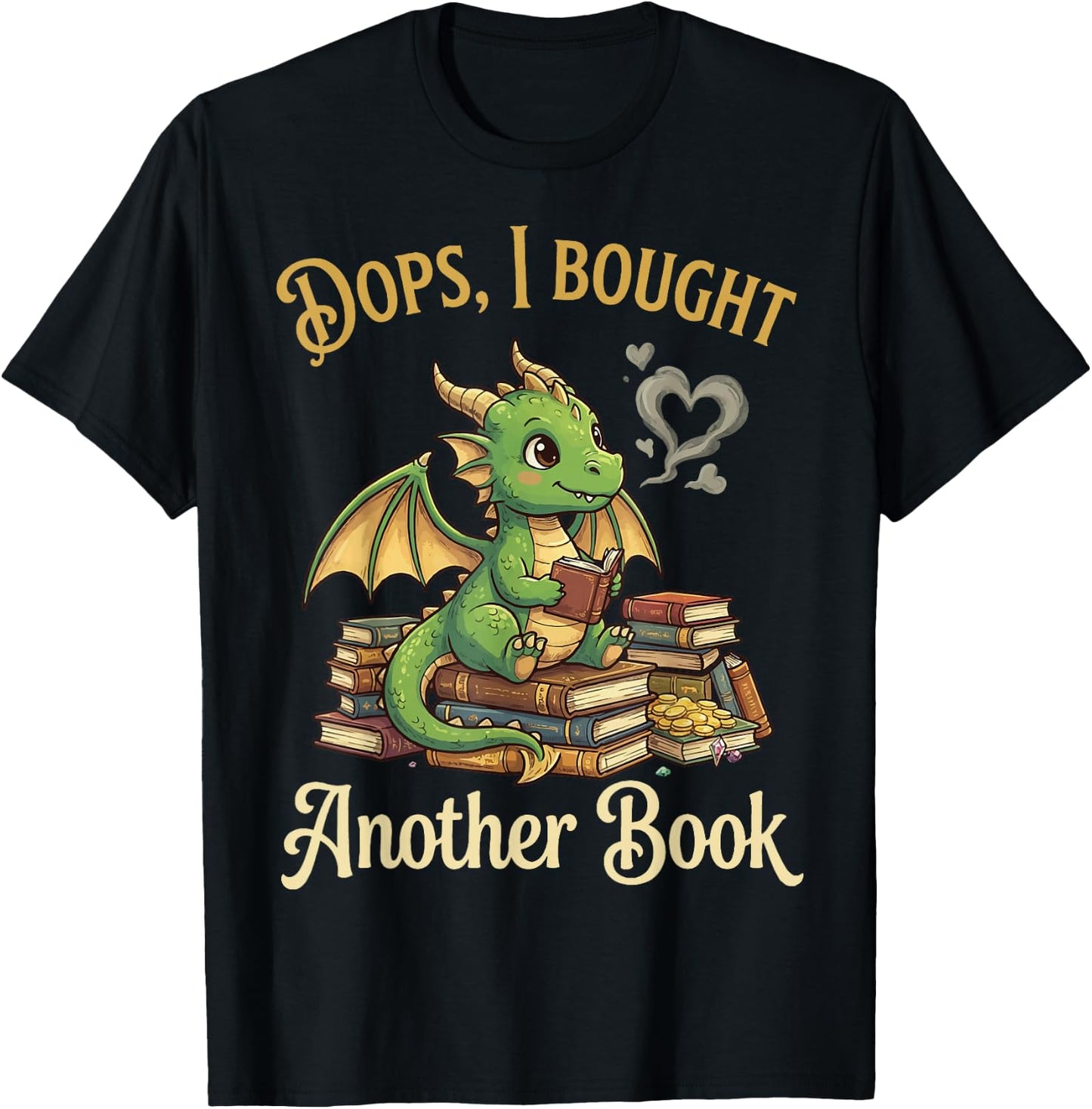 Oops I Bought Another Book T-Shirt - T-Shirt | Black