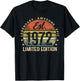 Est 1972 Limited Edition 53rd Birthday Gifts 53 Year Old T-Shirt - T-Shirt | Black