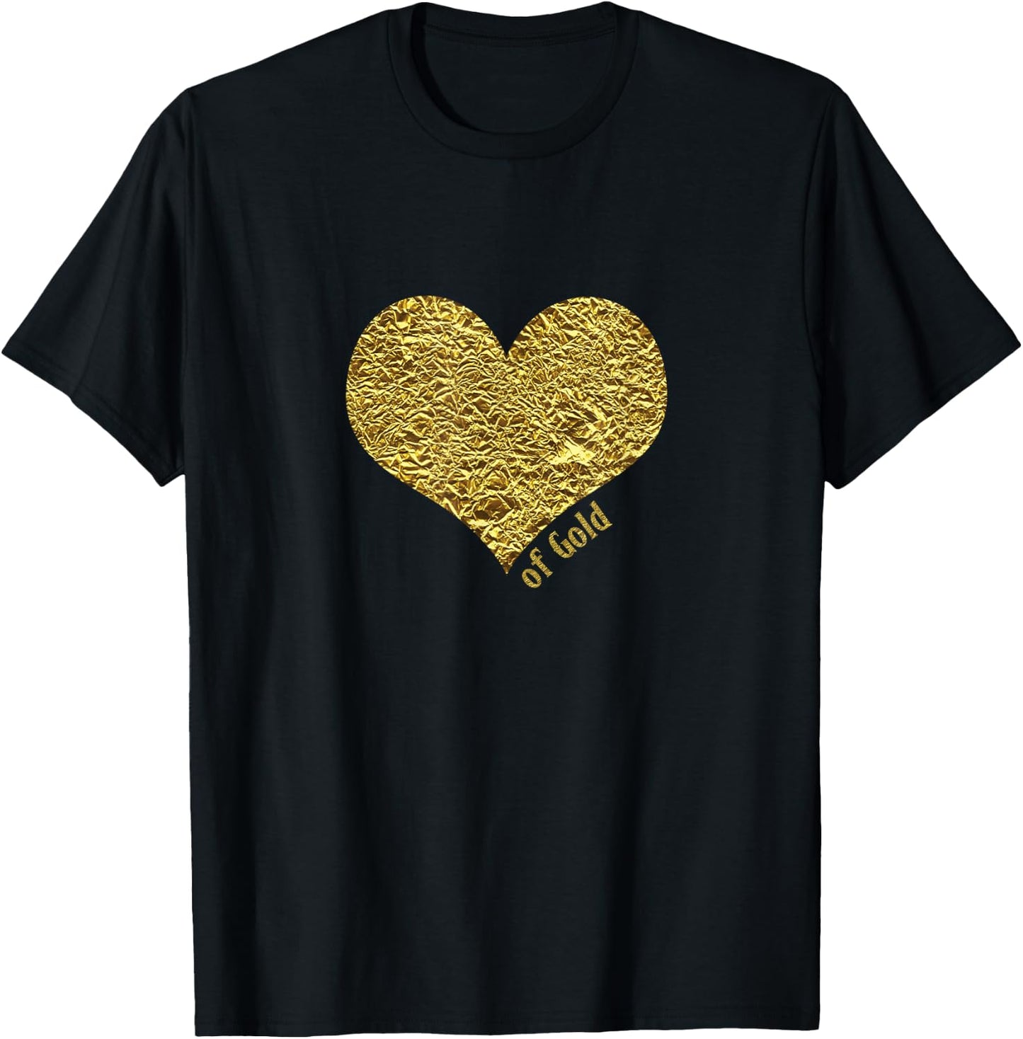 Heart of Gold Gift , Women and Children T-Shirt - T-Shirt | Black