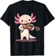 Cute Axolotl Playing Violin for Violinist Musical Orchestra T-Shirt - T-Shirt | Black