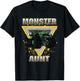 Monster Truck Aunt T-Shirt - T-Shirt | Black