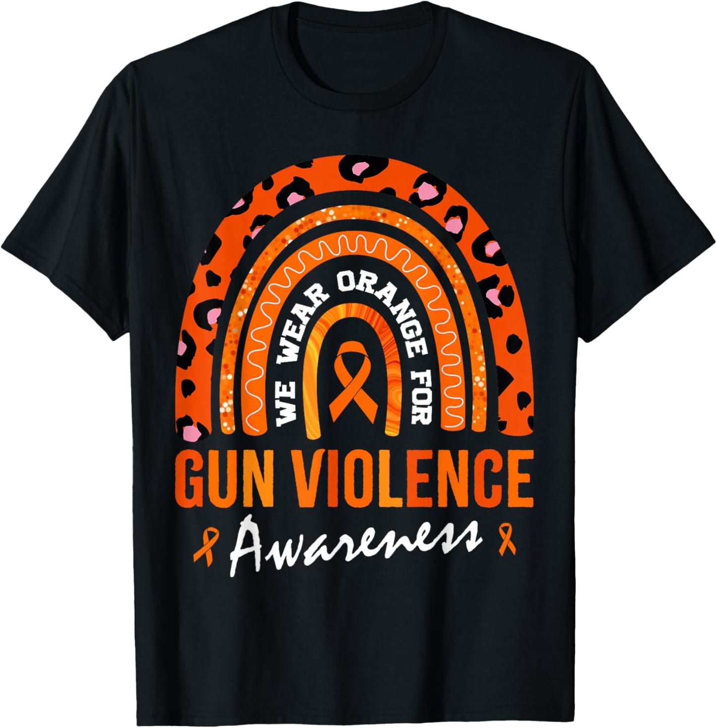 In June We Wear Orange for Gun Violence Awareness T-Shirt - T-Shirt | Black